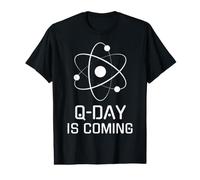 Q-Day Arrive, Informatique quantique, sécurité quantique, Qubit T-Shirt Graphique avec Valeur