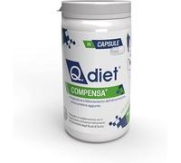 Q Diet Compensa Lot de 120 capsules pour chien et chat avec algue spiruline. Aliment complémentaire riche en vitamines et minéraux pour compléter les régimes ménagers pour chiens de petite taille et