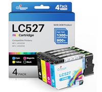Q-image LC527 Cartouches d'encre pour Brother LC527 LC527VAL LC527XL
