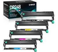 Q-image Tambour DR248 Compatible pour Brother DR-248 DR248 DR248CL DR-248CL Remplacement pour Brother DCP-L3520CDW DCP-L3520CDWE HL-L8230CDW MFC-L3740CDW HL-L3220CW (4-Pack)