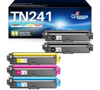 Q-image TN241 Cartouche de Toner Compatible pour Brother TN-245 DCP-9020CDW MFC-9330CDW MFC-9340CDW HL-3140CW MFC-9140CDN DCP 9020 9020CDW 9330CDW 3150 CDW (Noir Cyan Magenta Jaune, 5-Pack)