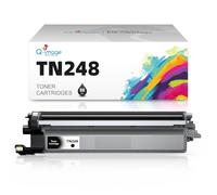 Q-image TN248 TN 248BK Cartouches de Toner Compatible pour Brother TN-248 TN248BK pour Brother DCP-L3560CDW DCP-L3520CDWE L3520CDW MFC-L3760CDW L3740CDWE L3740CDW(1 Noir)