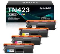 Q-image TN423 Compatible Cartouche de Toner pour Brother TN423 TN-423 TN421 Compatible avec HL-L8260CDW HL-L8360CDW DCP-L8410CDN DCP-L8410CDW MFC-L8690CDW MFC-L8900CDW (4-Pack)