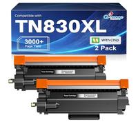 Q-image TN830XL TN830 TN-830 Cartouche de toner de rechange compatible avec imprimantes HL-L2460DW DCP-L2640DW MFC-L2820DW HL-L2405W HL-L2400D HL-L2405W HL-L2400D Noir