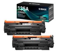 Q-image W1350A 135A Toner (Puce Incluse) de Rechange pour HP 135A W1350A