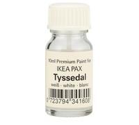 Q-Pen Original Stylo de retouche pour meubles IKEA Pax Tyssedal - Blanc - Stylo de réparation pour rayures et bords - Couleur précise et hautement pigmentée