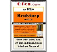Q-Pen Peinture de retouche pour Ikea KROKTORP Blanc