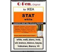 Q-Pen Peinture de retouche pour Ikea STAT Blanc/blanc