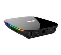 Boîtier tuner TV TNT Docooler Q Plus Smart TV Box Android 9.0 2 Go / 16 Go Lecteur multimédia USB3.0 2.4G Décodeur WiFi