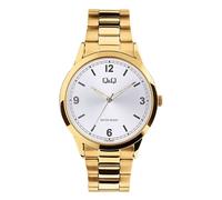 Q & Q - Montre homme Q&Q en acier inoxydable doré C10A-052PY - Montre - Acier - Alliage d'or jaune - 40 mm