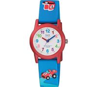 Q & Q - Montre VR99J004Y - Montre pour enfant - Etanche - Analogique - Avec bracelet élastique - Rouge