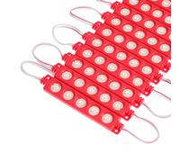 Q QINGCHEN Lot de 200 bandes lumineuses LED étanches DC 24 V 5 modules LED 1,2 W pour lettres, panneaux publicitaires, panneaux avec ruban adhésif à l'arrière