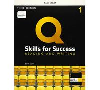 Q: Skills for Success: Level 1: Reading and Writing Student Book with iQ Online Practice