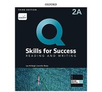Q: Skills For Success: Level 2: Reading And Writing Split Student Book A With Iq Online Practice