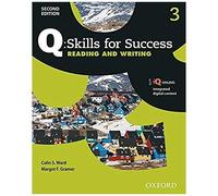 Q Skills For Success: Level 3: Reading & Writing Student Book With Iq Online