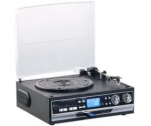 Q-Sonic Tourne-disque 6 W 4 en 1 avec fonctions bluetooth et numérisation MHX-400