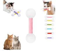 Q Tip Jouet pour chat, jouet géant en coton pour chat, jouet interactif pour le nettoyage des dents, jouet à mâcher robuste pour chat d'intérieur, cadeau pour les amoureux des chats