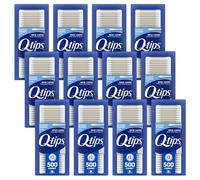 Q-Tips Lot de 500 cotons-tiges, biodégradables, rectangulaires, respectueux de l'environnement