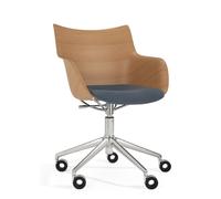 Q/Wood Soft Fauteuil pivotant Kartell - 8058967310665