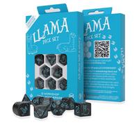 Q WORKSHOP 20e Anniversaire Set De Dés RPG Llama Turquoise Limité
