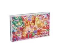 Q Workshop Calendrier de l'Avent 2025 | Compte à rebours de 24 jours avec jeu exclusif de 8 dés de Noël + 15 dés aléatoires