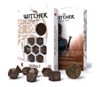 Q-Workshop Coffret De Dés RPG 8 Pièces Geralt Roach’s Companion