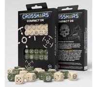 Q-Workshop Dés D6 Crosshair Compact – Lot de 7 – Clair – Pour enfants