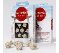 Q-Workshop Dernières Paroles Coffret De Dés 7 Pièces Beige Pour DnD