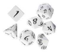 Q-Workshop – Dés de jeux classiques – Blanche & Noir