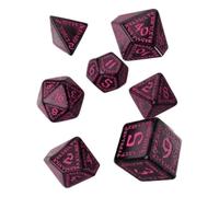 Q Workshop Runic Shimmering Dice 7 Units Violet Enfants