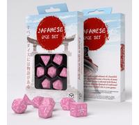 Q-Workshop Ensemble De Dés RPG Sweet Spring 7pcs Cerisier En Fleurs