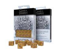 Q-Workshop Set de dés Game of Thrones Baratheon 10 x d6 Jaune Enfants