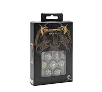 Q-Workshop Jeu de dés Dracopolis Le Croc scandinave - Accessoire de dé pour Jeux de Cartes de Table - pour 1 Joueur et Plus et à partir de 14 Ans
