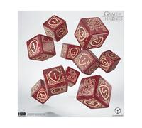 Q-Workshop, Jeu de dés Game of Thrones Lannister 10 x D6 - À partir de 14 ans