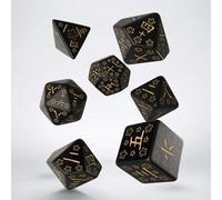 Q-WORKSHOP Jeux De Dés Kanji Japonais Deep Night Firefly Pour DnD RPG