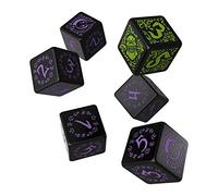 Q-Workshop jeux de non, motif hordes Grymkin D6, Lot de 6, QWOPHO91 - version allemande