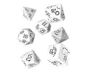 Q-Workshop LLA02 - Bright Llama Dice White/Black (7)