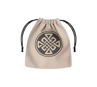Q WORKSHOP QWOCEL01 Qworkshop Sac à dés Celtique, Beige et Noir, Multicolore
