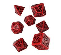 Q-Workshop Set de dés QWOCTN62 Call of Cthulhu Nyarlathotep – 7 dés – version allemande