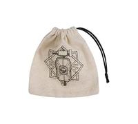 Q-Workshop QWODWA41 Dwarven Basic Sac à dés Beige/Noir