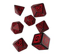Q-Workshop Qwopat06 Pathfinder Wrath of The Vertueuse Jeu de Cartes (7 pièces), Noir/Rouge