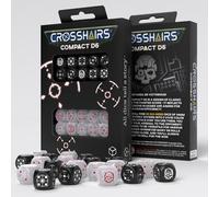 Q-Workshop Dés D6 Crosshair Compact – Lot de 7 – Multicolore – Enfants