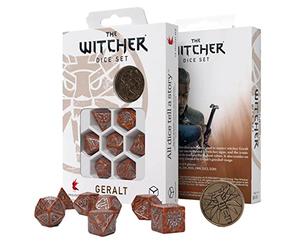 Q-Workshop QWOWGE3U The Witcher Dice Set : Geralt - The Monster Slayer (7)