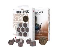 Q Workshop The Witcher Geralt Price Of Neutrality Dice 7 Units Doré