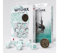 Q-Workshop The Witcher Jeu de dés - Ciri - La loi de la surprise (7 pièces + pièce)
