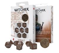 Q Workshop The Witcher Geralt Roachs Companion Dice Set 7 Marron Enfants