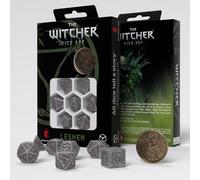 The Witcher Leshen Set De Dés 7 Polyèdres + Pièce En Métal Q-Workshop