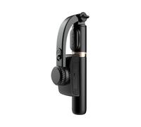 Q08 smartphone stabilisateur portable bluetooth universel portable avec bâton selfie pour trépied pliant cardan,l'iphone pour xiaomi - Type Black