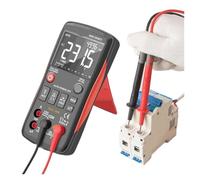 Q1 Multimètre numérique 9999 Testeur analogique True RMS professionnel DIY Transistor Condensateur NCV Testeurs Lcr Meter Fréquence du signal de test(Q1 Orange Pro)