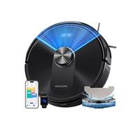 Q10 3-en-1 Aspirateur Robot Laveur 8000Pa - 200min Autonomie - App & Voice Control idéal pour Sols Durs, Tapis et Poils